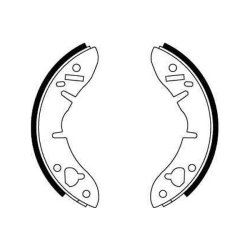 Jeu de mâchoires de frein TRW GS6034 pour AUSTIN, DAF, RELIANT OE GBS102 TRW