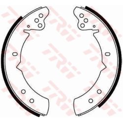 Jeu de mâchoires de frein TRW GS6060 pour VOLVO 140, référence OE 5001143