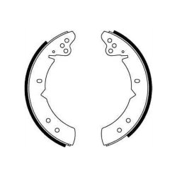 Jeu de mâchoires de frein TRW GS6060 pour VOLVO 140, référence OE 5001143 TRW