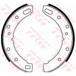 Brake Shoe Set TRW GS6067 OE Ref GBS800