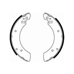 Jeu de mâchoires de frein TRW GS6125 pour FORD CAPRI, ESCORT OE 5020555 TRW