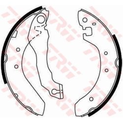 Jeu de mâchoires de frein TRW GS6176 pour AUSTIN, MG, ROVER OE GBS90820