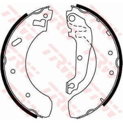 Jeu de mâchoires de frein TRW GS6215 pour AUSTIN, ROVER MAESTRO OE GBS90822