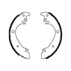 Jeu de mâchoires de frein TRW GS6217 pour PEUGEOT, TALBOT 505, TAGORA OE 423896 TRW