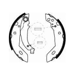 Jeu de mâchoires de frein TRW GS6228 pour CITROËN, DALLAS, PEUGEOT OE 4241E5 TRW