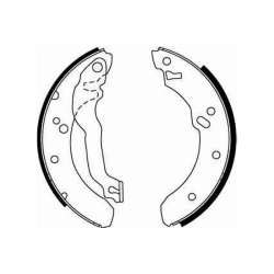 Jeu de mâchoires de frein TRW GS6229 pour FORD ESCORT OE VB86AB2200AA TRW