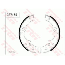 Sabots de frein à main TRW GS7169 pour DAIHATSU, ISUZU, MITSUBISHI et plus encore...