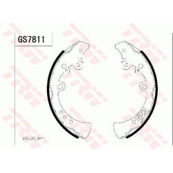 Jeu de mâchoires de frein TRW GS7811 pour TOYOTA FORTUNER, HILUX OE 04495-0K020