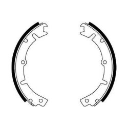 Jeu de mâchoires de frein TRW GS8011 pour VAUXHALL KADETT, OLYMPIA OE 9268556 TRW