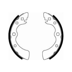 Jeu de mâchoires de frein TRW GS8071 pour HONDA OE 43153-679-003 TRW