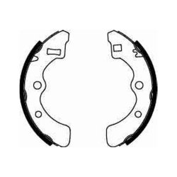 Jeu de mâchoires de frein TRW GS8085 pour HONDA, TRIUMPH OE 43154-SA0-901 TRW