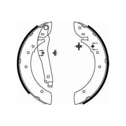 Jeu de mâchoires de frein TRW GS8108 pour PEUGEOT, TALBOT OE 423834 TRW