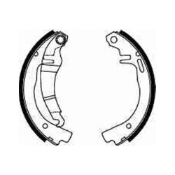 Jeu de mâchoires de frein TRW GS8144 pour VAUXHALL GT, KADETT, OLYMPIA OE 552210 TRW