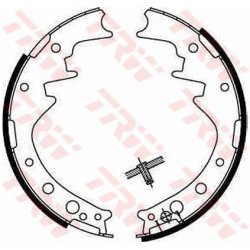 Brake Shoe Set TRW GS8170 OE Ref J04 495 351 20