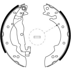 Jeu de mâchoires de frein TRW GS8177 pour PEUGEOT OE 424191 TRW