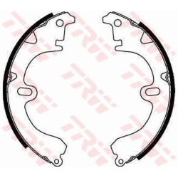 Brake Shoe Set TRW GS8181 OE Ref 449532011