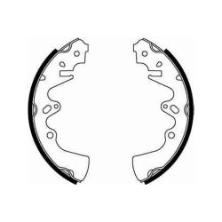 Jeu de mâchoires de frein TRW GS8197 pour HYUNDAI, MAZDA STELLAR, 616, 929 TRW