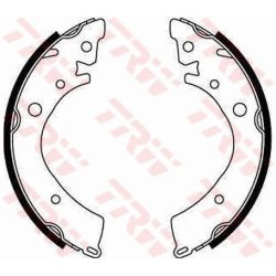 Brake Shoe Set TRW GS8215 OE Ref 43153-SA5-671