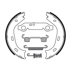 Sabot de frein à main TRW GS8218 pour MERCEDES OE 1204201520 TRW