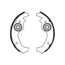 Jeu de mâchoires de frein TRW GS8233 pour FIAT 126, 500 OE 5953529 TRW