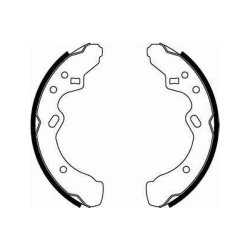 Jeu de mâchoires de frein TRW GS8288 pour MAZDA 323 OE B2162638Z TRW