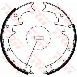 Brake Shoe Set TRW GS8444 OE Ref 4713365