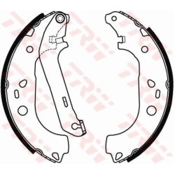 Brake Shoe Set TRW GS8471 OE Ref 1365486