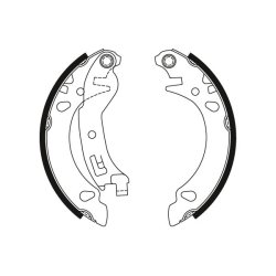 Jeu de mâchoires de frein TRW GS8473 pour FIAT PANDA OE 77362491 TRW