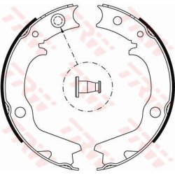 Handbrake Shoe TRW GS8479 OE Ref MB668907