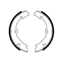 Sabot de frein à main TRW GS8482 pour MERCEDES CLASSE S OE 2204200520 TRW