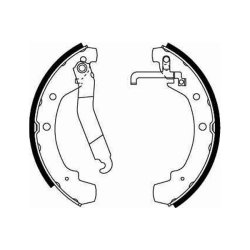 Jeu de mâchoires de frein TRW GS8511 pour VW LT OE 281609528AX TRW