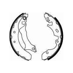 Jeu de mâchoires de frein TRW GS8536 pour FORD MONDEO OE 1044141 TRW