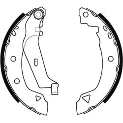 Jeu de mâchoires de frein TRW GS8538 pour ALFA ROMEO, RENAULT OE 0060750871 TRW