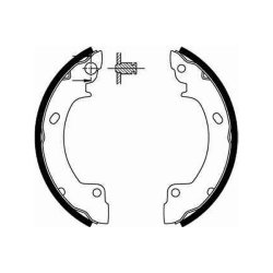 Jeu de mâchoires de frein TRW GS8552 pour HYUNDAI PONY, S OE 58305-23A00 TRW