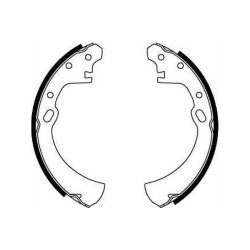 Jeu de mâchoires de frein TRW GS8589 pour NISSAN PRAIRIE OE 44060-38R25 TRW