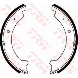 Handbrake Shoe TRW GS8599 OE Ref 2722882