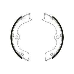 Sabot de frein à main TRW GS8606 pour DAIMLER, JAGUAR OE CBC2347 TRW