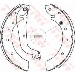 Brake Shoe Set TRW GS8622 OE Ref 44060-0F026