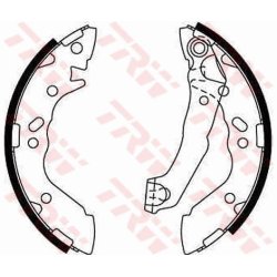 Brake Shoe Set TRW GS8659 OE Ref 58305-05A00