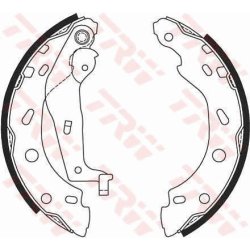 Brake Shoe Set TRW GS8685 OE Ref C0001440V001000000