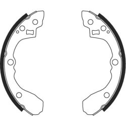 Jeu de mâchoires de frein TRW GS8692 pour HYUNDAI, KIA OE 0K23N-2638Z TRW