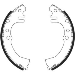 Jeu de mâchoires de frein TRW GS8699 pour DAIHATSU, PERODUA OE 04495-97216 TRW