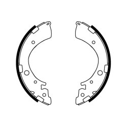 Jeu de mâchoires de frein TRW GS8704 pour HONDA, TOYOTA OE 43153-S2G-951 TRW