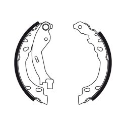 Jeu de mâchoires de frein TRW GS8711 pour FIAT, FORD OE 77362615 TRW