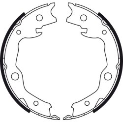 Sabot de frein à main TRW GS8752 pour NISSAN, RENAULT, TOYOTA OE D4060-1UY6A TRW
