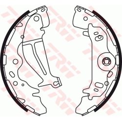 Brake Shoe Set TRW GS8774 OE Ref 58305-4HA00