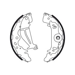 Jeu de mâchoires de frein TRW GS8774 pour HYUNDAI H-1 OE 58305-4AA19 TRW