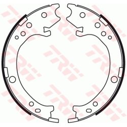 Handbrake Shoe TRW GS8779 OE Ref 43053-S9A-E52