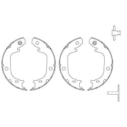 Jeu de mâchoires de frein TRW GS8826