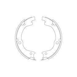 Handbrake Shoe TRW GS8829 OE Ref 58305-2BA00